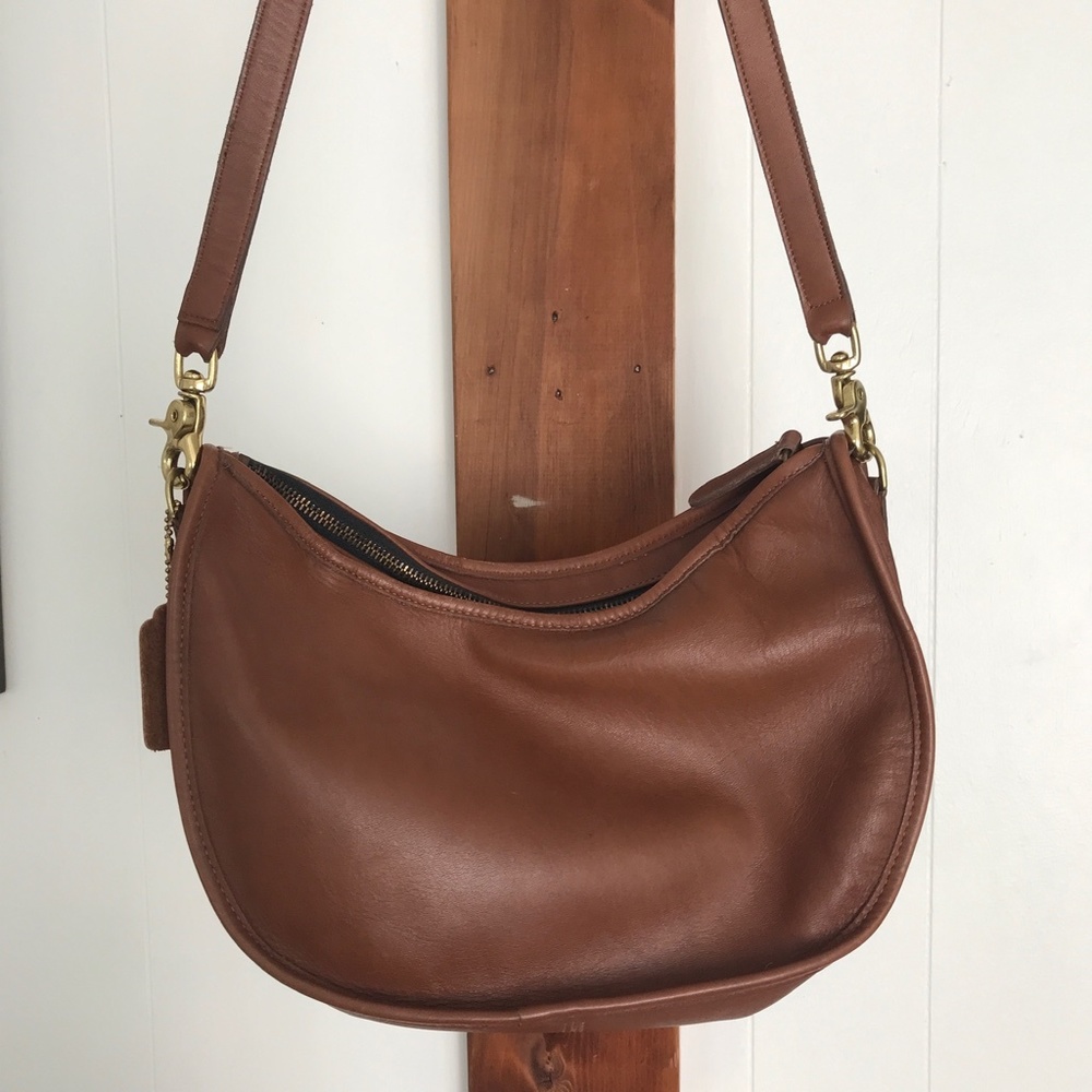 Vintage 1970s Coach Leather Crossbody Purse